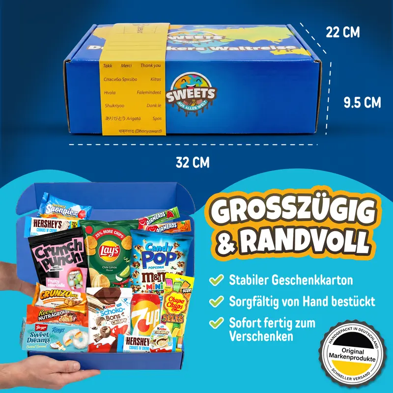 Amerikanische Süßigkeiten Box XL - Leckere USA Snacks von Sweets aus aller Welt - Image 2