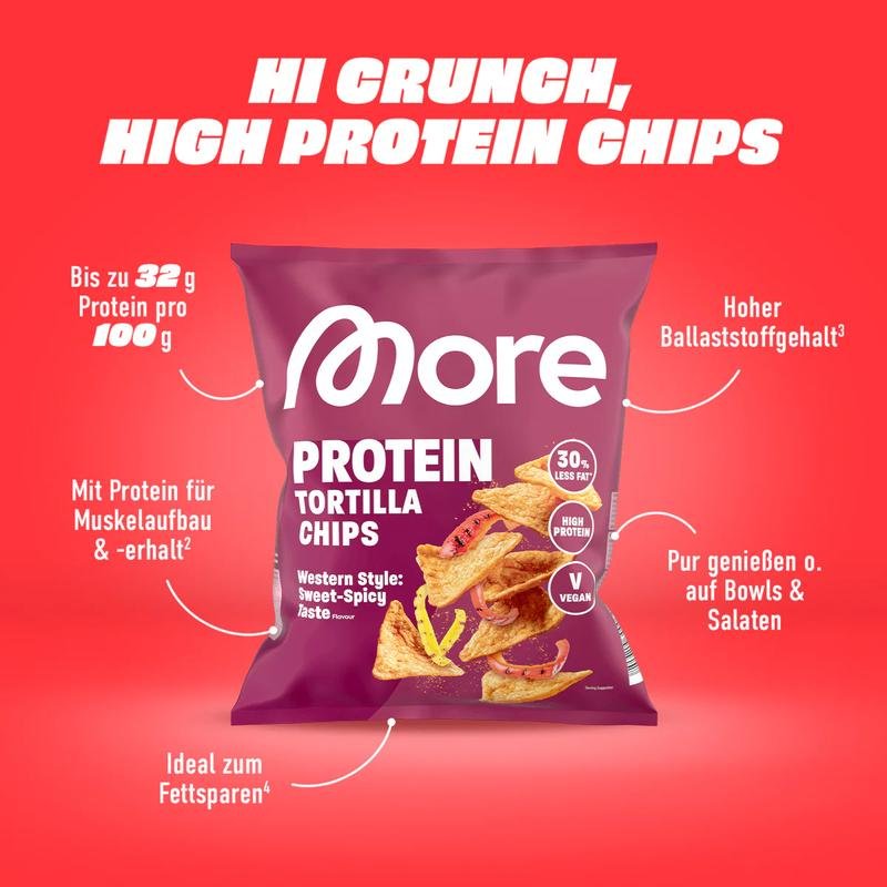 More Nutrition Protein Tortilla Chips - High Protein Chips mit 32 g Protein und voller Ballaststoffe - Image 5